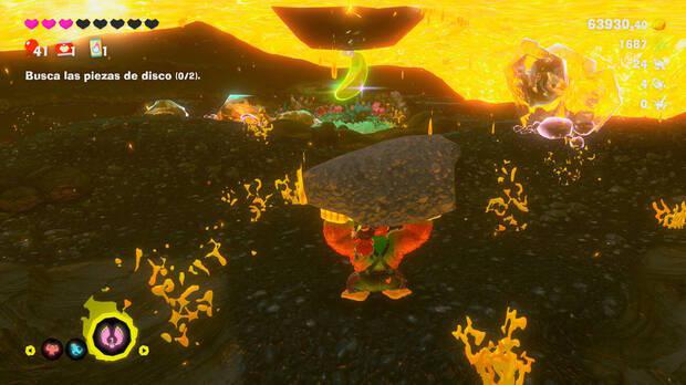Donkey Kong Bananza - Ubicación del plátano 29 en Estrato de la tormenta