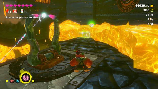 Donkey Kong Bananza - Ubicación del plátano 30 en Estrato de la tormenta