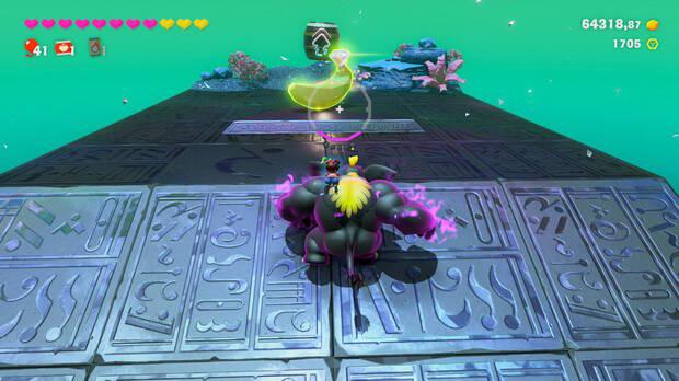 Donkey Kong Bananza - Ubicación del plátano 33 en Estrato de la tormenta