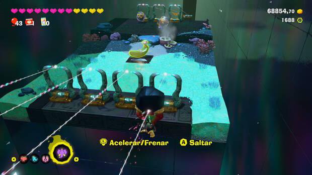 Donkey Kong Bananza - Ubicación del plátano 37 en Estrato de la tormenta