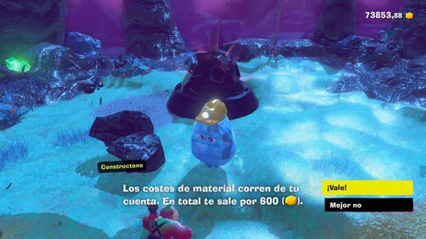 Donkey Kong Bananza - Ubicación del plátano 62 en Estrato de la tormenta