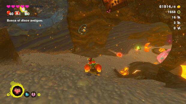 Donkey Kong Bananza - Ubicación del fósil Rana 17 en Estrato de la tormenta