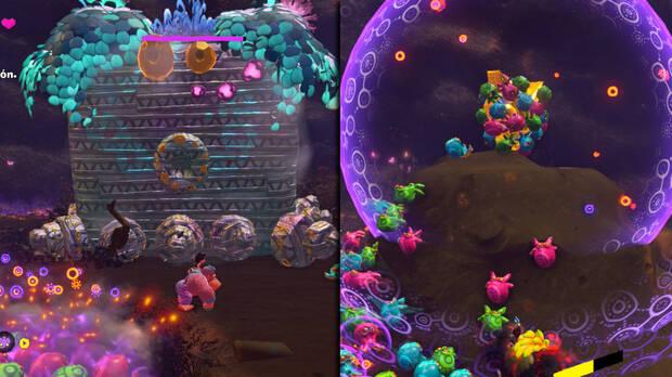 Donkey Kong Bananza - Estrategia para derrotar al jefe Garrapulpón 2.0
