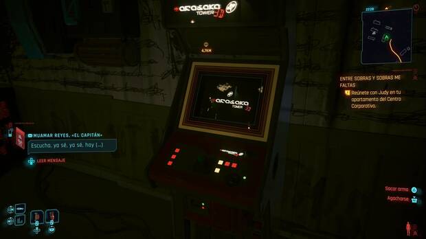 Máquina de Arasaka Tower 3D en la granja de proteínas de Cyberpunk 2077