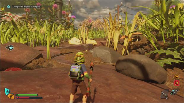 El mapa de juego es más amplio en Grounded 2, con una mayor cantidad de biomas a explorar.