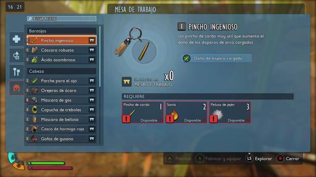 Encontrar los materiales necesarios para mejorar el equipamiento es algo que te llevará tiempo y esfuerzo.
