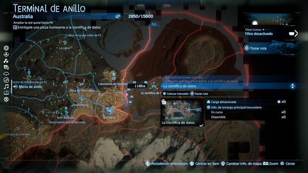 Death Stranding 2 - Instalaciones, ubicaicón de La científica de datos