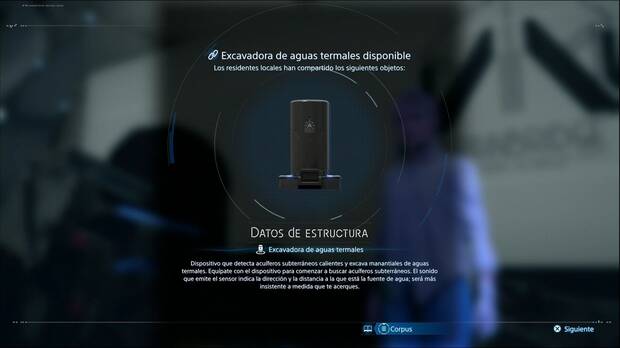Death Stranding 2 - CQP y estructuras, Excavadora de aguas termales