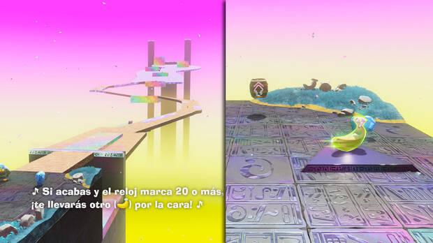 Donkey Kong Bananza - Ubicación del plátano 08 en Estrato del circuito