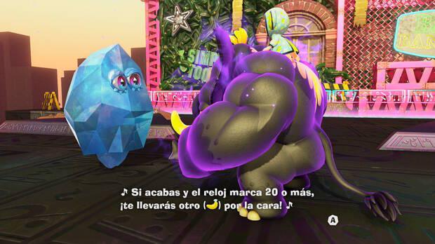 Donkey Kong Bananza - Ubicación del plátano 12 en Estrato del vertedero