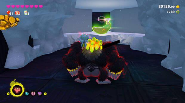 Donkey Kong Bananza - Ubicación del plátano 24 en Estrato del vertedero