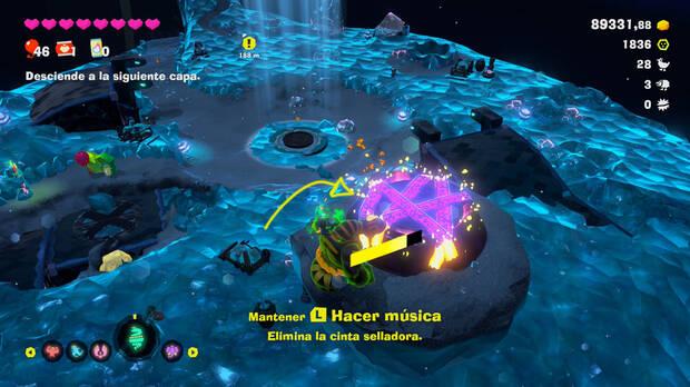 Donkey Kong Bananza - Ubicación del plátano 35 en Estrato del desierto