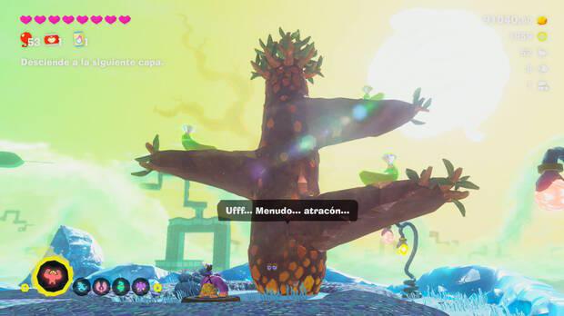 Donkey Kong Bananza - Ubicación del plátano 62 en Estrato del desierto