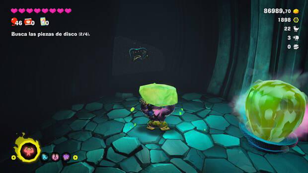 Donkey Kong Bananza - Ubicación del fósil Pájaro platanero 23 en Estrato del desierto