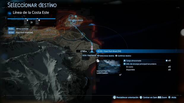 Death Stranding 2 - Episodio 7: Cápsula, línea de monorraíl de la Mina noreste hasta East Fort Knot