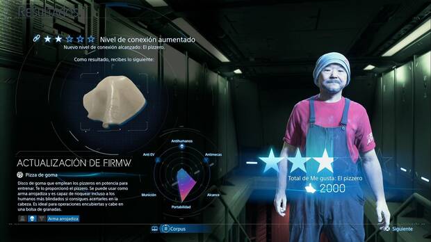 Death Stranding 2 - Armas, Pizza de goma