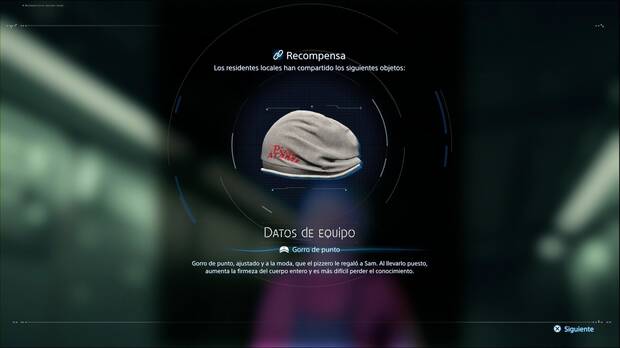 Death Stranding 2 - Equipación y herramientas, Gorro de punto