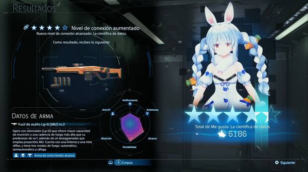 Death Stranding 2 - Armas, Fusil de asalto Lg+Sl [MU] nv.2