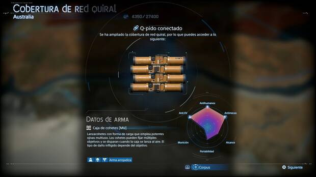 Death Stranding 2 - Armas, Caja de cohetes [MU]