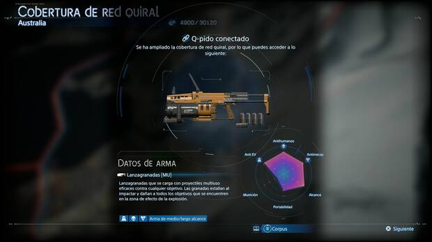 Death Stranding 2 - Armas, Lanzagranadas