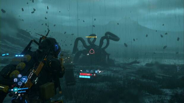 Death Stranding 2 - Episodio 8: Inundación, absorbedor en la ruta al Centro de distribución este F5 durante el Encargo #034
