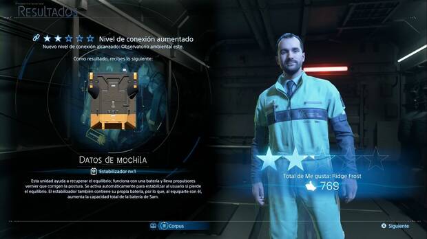 Death Stranding 2 - Mejoras de la mochila, Estabilizador nv.1