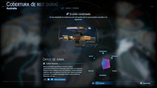 Death Stranding 2 - Armas, Cañón flotante