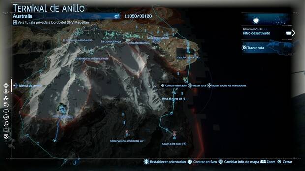Death Stranding 2 - Encargo #118, ruta sudeste hacia el norte hasta la zona donde está el aventurero