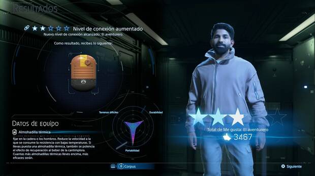 Death Stranding 2 - Equipación y herramientas, Almohadilla térmica