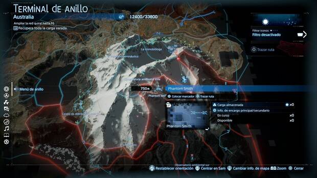 Death Stranding 2 - Instalaciones, ubicación de Phantom Smith