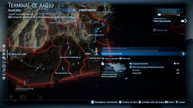 Death Stranding 2 - Instalaciones, ubicación de South Fort Knot