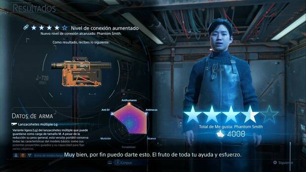 Death Stranding 2 - Armas, Lanzacohetes múltiple Lg