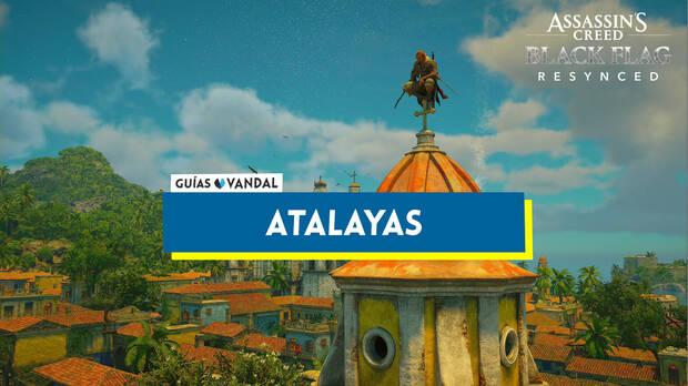 Assassin's Creed Black Flag Resynced - Portada del nodo de Atalayas