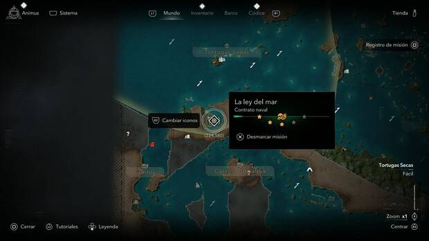 Assassin's Creed Black Flag Resynced - Contratos navales, ubicaci�n de la misi�n naval ubicaci�n de la misi�n La ley del mar en la zona sudeste de La habana