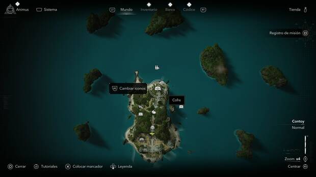 Assassin's Creed Black Flag Resynced - Tesoros en Contoy, ubicaci�n de uno de los cofres del tesoro de la Isla de los Sacrificios