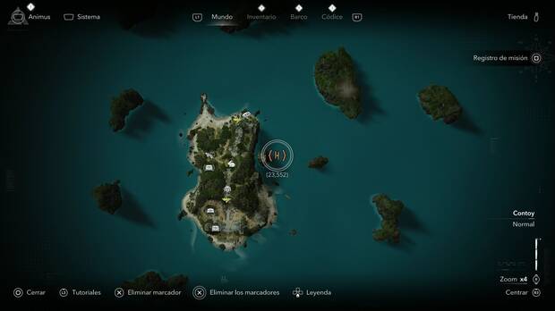 Assassin's Creed Black Flag Resynced - Tesoros en Contoy, ubicaci�n de uno de los cofres del tesoro de la Isla de los Sacrificios
