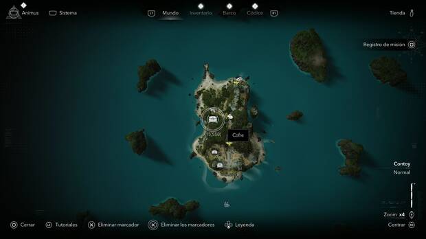 Assassin's Creed Black Flag Resynced - Tesoros en Contoy, ubicaci�n de uno de los cofres del tesoro de la Isla de los Sacrificios