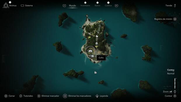 Assassin's Creed Black Flag Resynced - Tesoros en Contoy, ubicaci�n de uno de los cofres del tesoro de la Isla de los Sacrificios