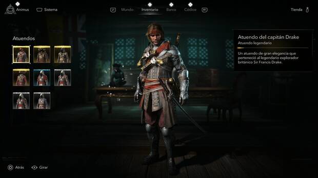 Assassin's Creed Black Flag Resynced - Atuendos, Atuendo del capit�n Drake