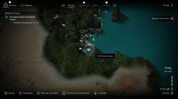 Assassin's Creed Black Flag Resynced - Tesoros en Contoy, ubicaci�n de uno de los cofres del tesoro de Tulum