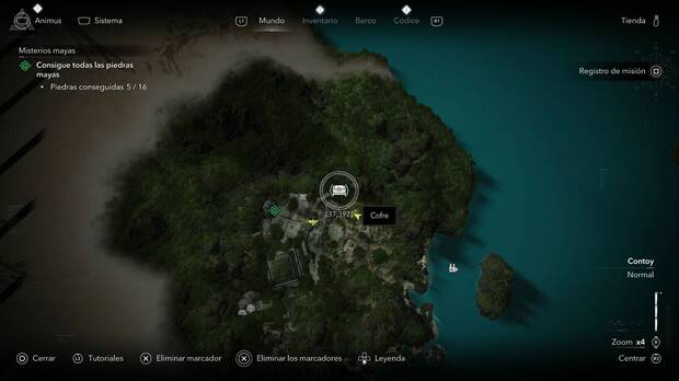 Assassin's Creed Black Flag Resynced - Tesoros en Contoy, ubicaci�n de uno de los cofres del tesoro de Tulum