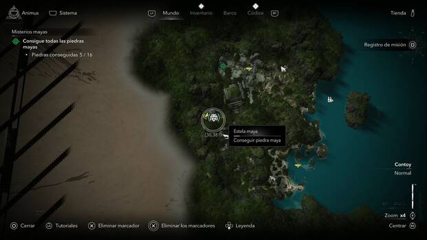 Assassin's Creed Black Flag Resynced - Estelas mayas, ubicaci�n de la estela maya de Tulum