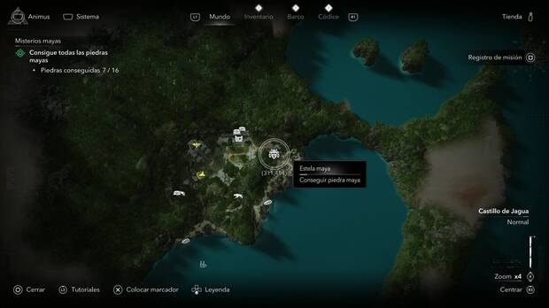 Assassin's Creed Black Flag Resynced - Estelas mayas de Castillo de Jagua, ubicaci�n de la estela maya de la zona nordeste de la Isla de Pinos
