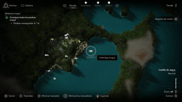 Assassin's Creed Black Flag Resynced - Cofres en Castillo de Jagua, ubicaci�n de uno de los cofres de la Isla de Pinos