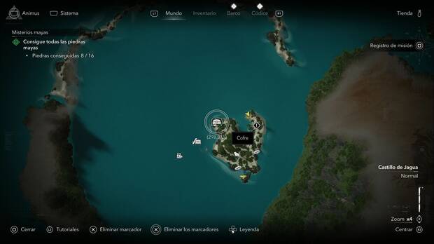 Assassin's Creed Black Flag Resynced - Cofres en Castillo de Jagua, ubicaci�n de uno de los cofres del Estrecho de las Caim�n