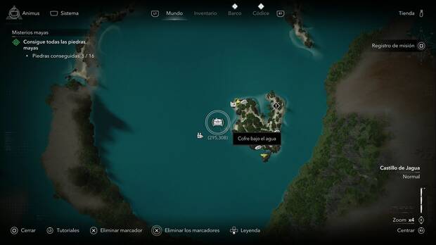 Assassin's Creed Black Flag Resynced - Cofres en Castillo de Jagua, ubicaci�n de uno de los cofres del Estrecho de las Caim�n