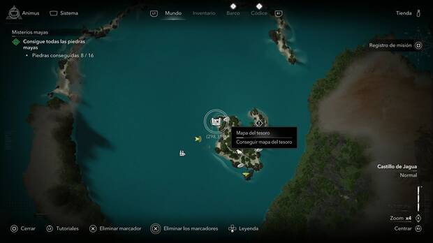 Assassin's Creed Black Flag Resynced - Mapas del tesoro, ubicaci�n del mapa del tesoro de Petite Caverne