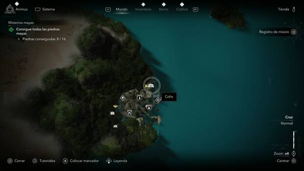 Assassin's Creed Black Flag Resynced - Cofres en Cruz, ubicaci�n de uno de los cofres de Gran Caim�n