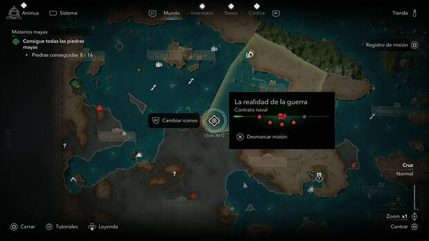 Assassin's Creed Black Flag Resynced - Contratos navales, punto donde se puede activar la misi�n La realidad de la guerra