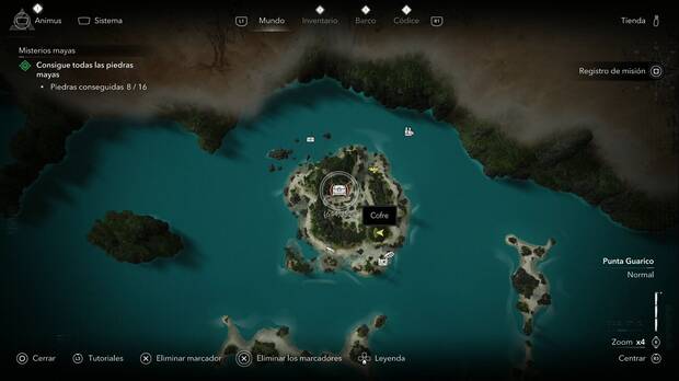 Assassin's Creed Black Flag Resynced - Cofres en Punta Guarico, ubicaci�n de uno de los cofres de la Bah�a Cumberland